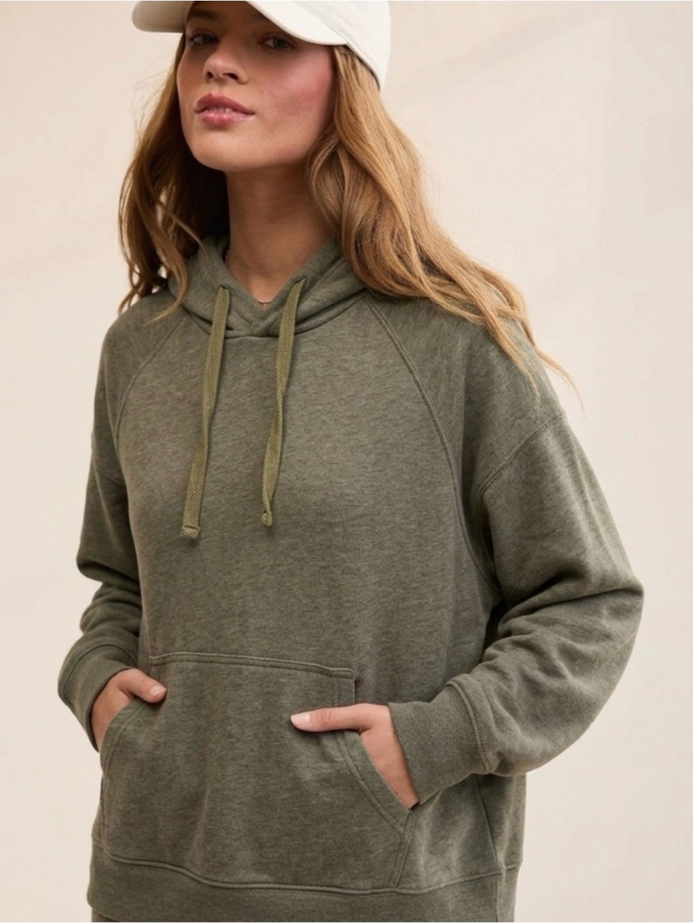 Aerie Olive Green Women's Hoodie Pullover